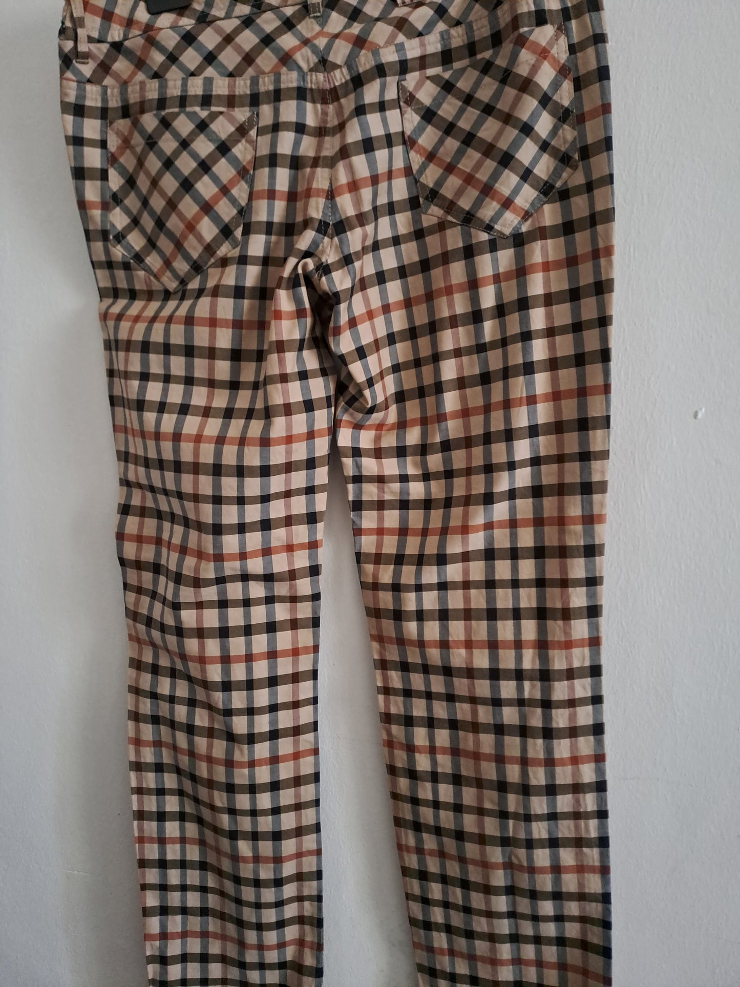DAKS London coloured strip women's trouser