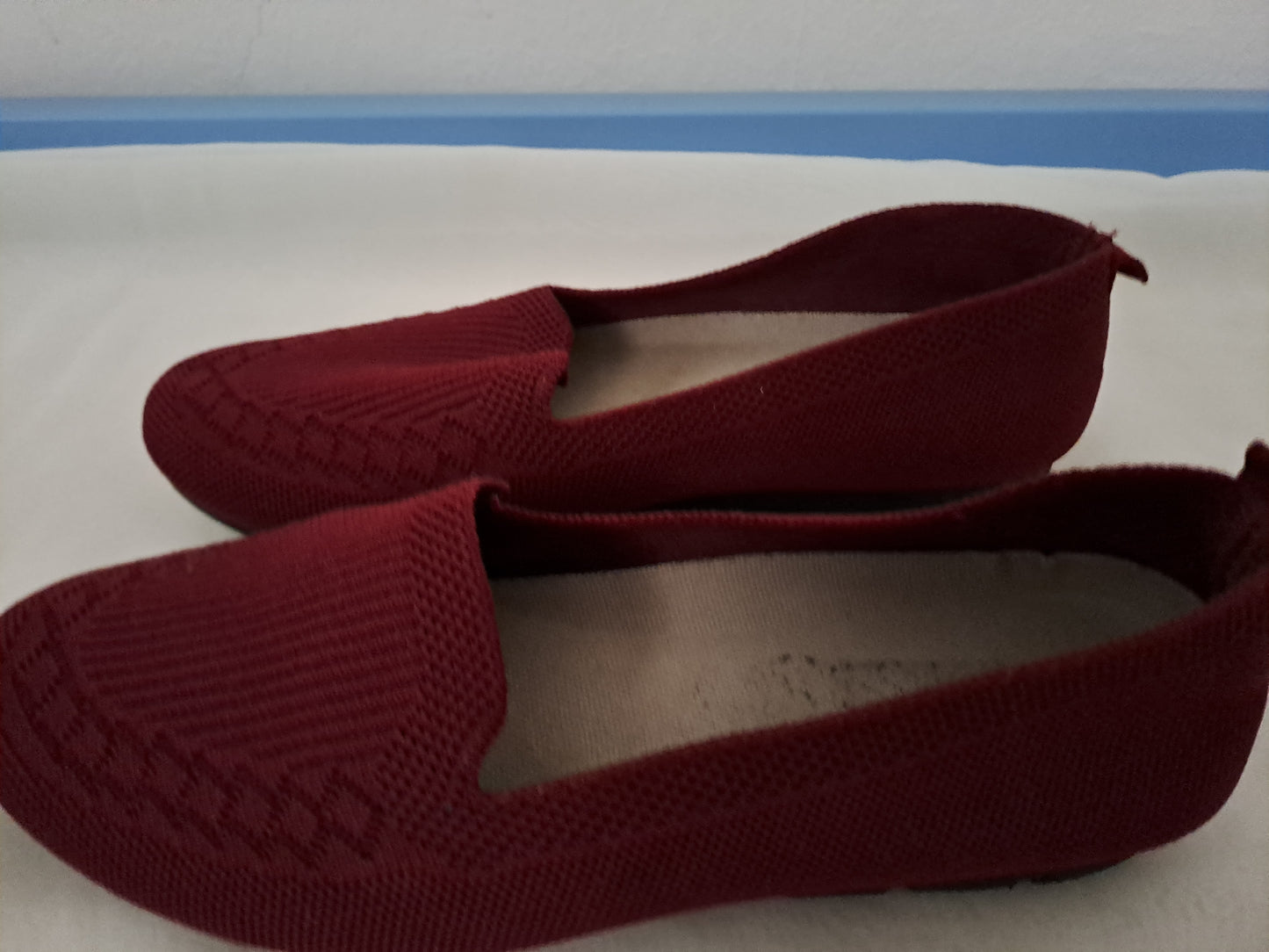 Slip-on flat loafers, Fashionable Outdoor Polyester Flat Shoes for women