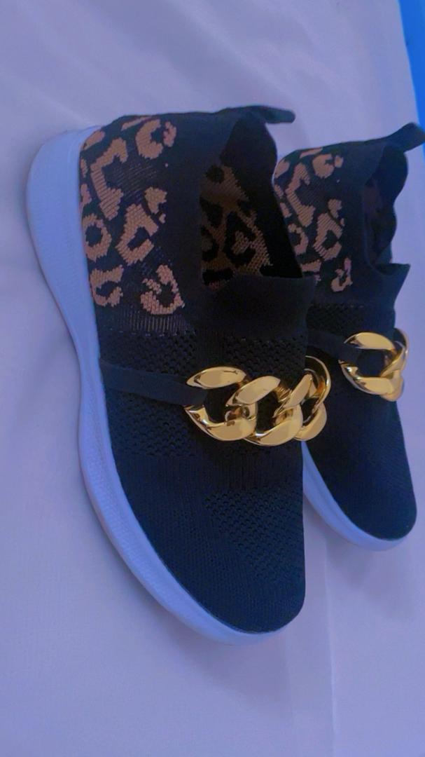 Women's Chain Decor Casual Shoes/Mesh Breathable Ladies