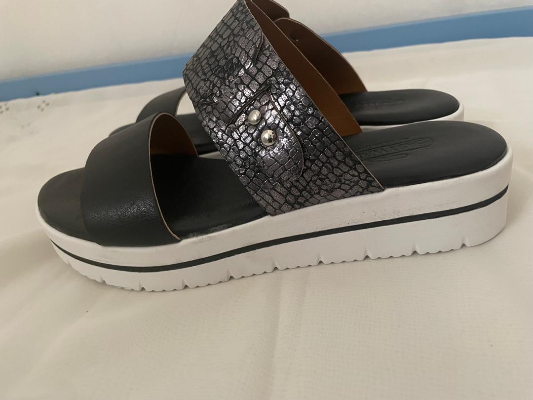 Black/Canna D.FUC Slippers