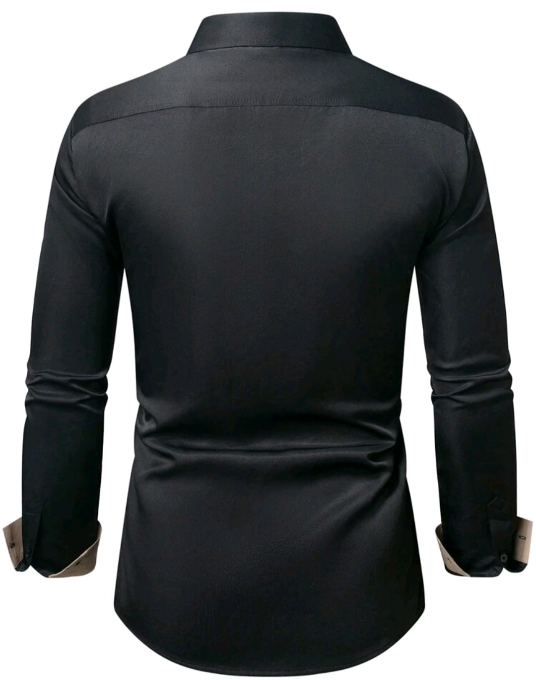 Men's button-up Casual long Sleeve Shirt