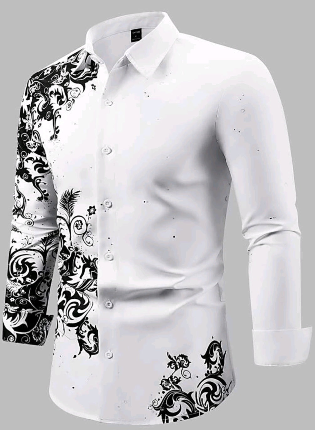 Men's long sleeve button shirt