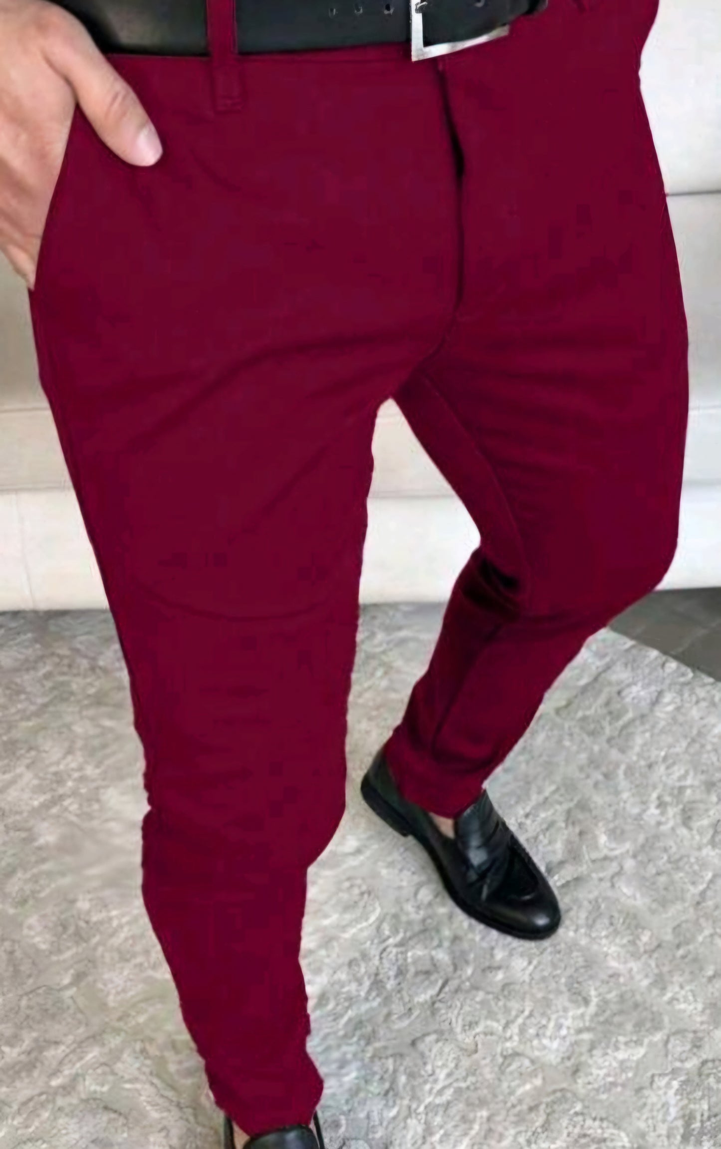 Men Plain Simple Pants